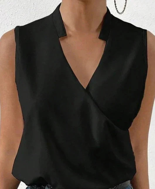 Judi | Elegant V-Neck Top