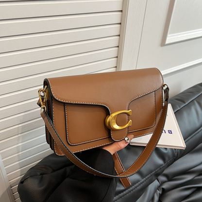 Kiera | Elegancka Skórzana Torebka na Ramię