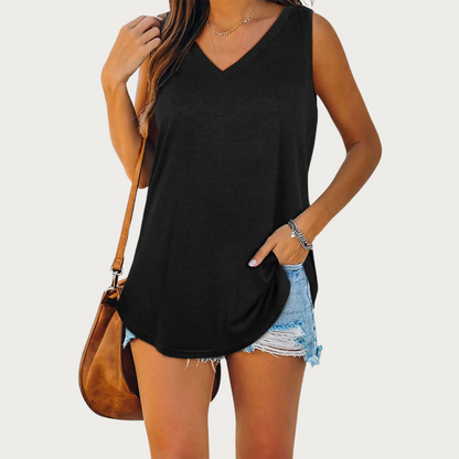 Freda | Stylish V-Neck Tank Top