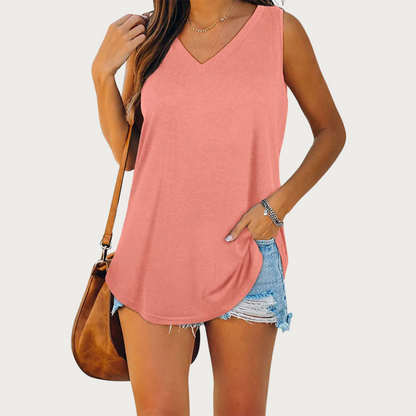 Freda | Stylish V-Neck Tank Top