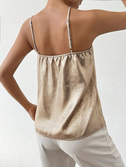 Lovy | Cami V-hals Top met Spaghettibandjes