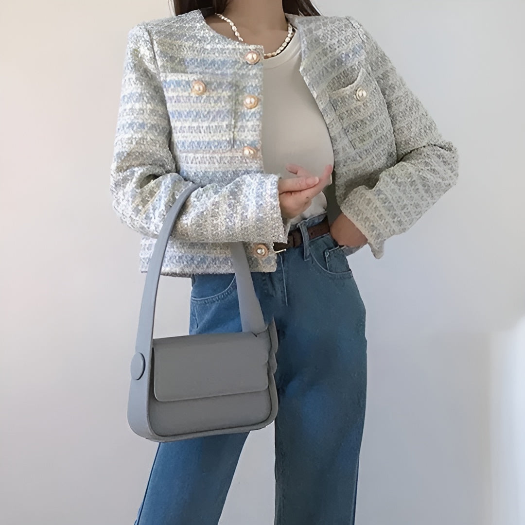 Mirelle | Elegante Tweed Jas