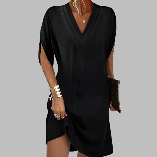 Leda | Elegante V-Hals Jurk