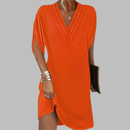 Leda | Elegante V-Hals Jurk