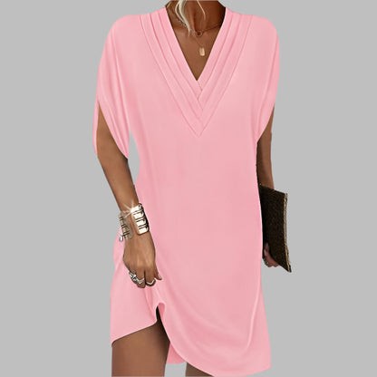 Leda | Elegante V-Hals Jurk