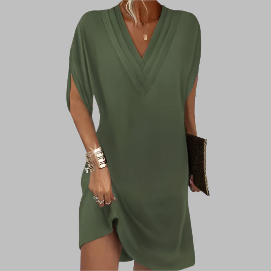 Leda | Elegante V-Hals Jurk