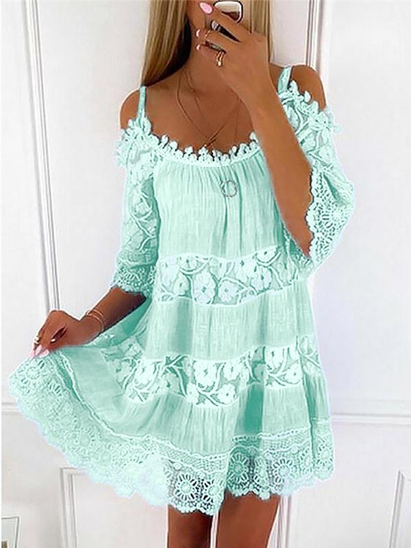 Taffy | Off-Shoulder Lace Dress