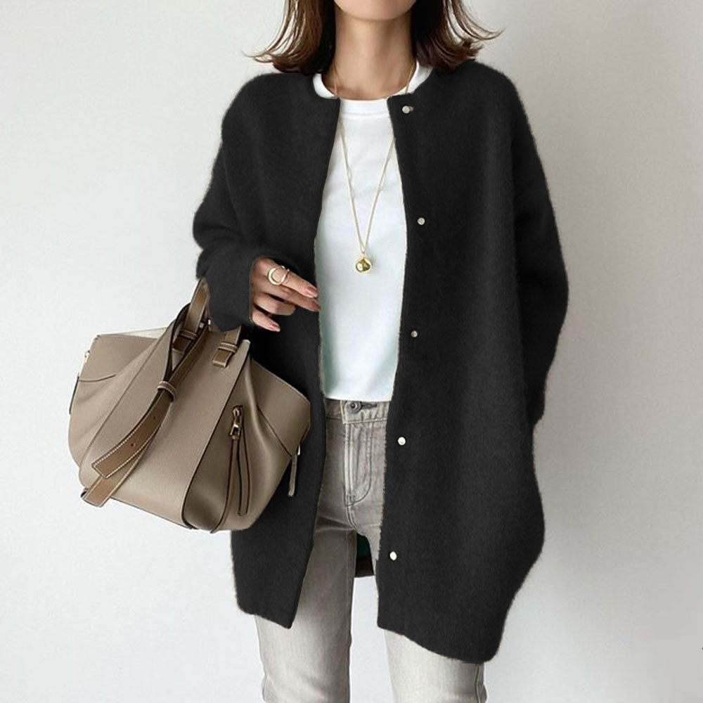 Sasha Cardigan | Women’s Wool Knit Long Sleeve Cardigan