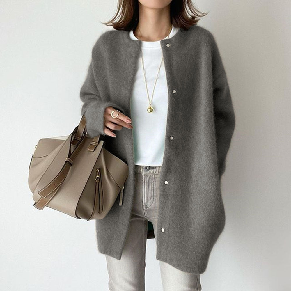Sasha Cardigan | Women’s Wool Knit Long Sleeve Cardigan