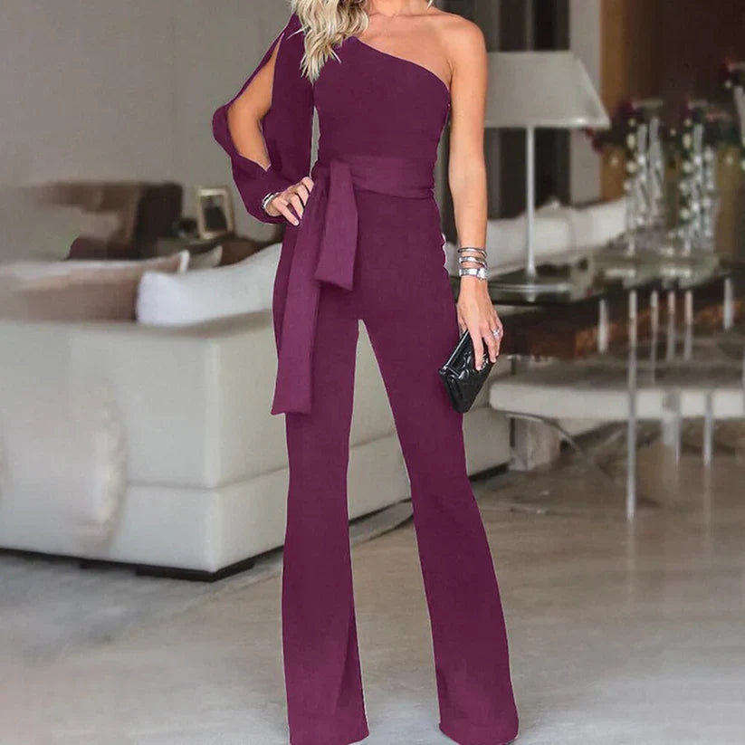 Femke | One-Shoulder Jumpsuit with Elegant Twist