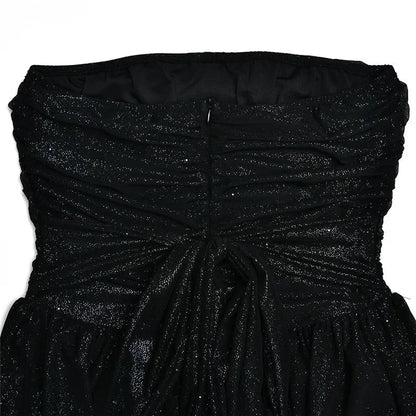 Dahlia | Strapless Glitter Mini-Jurk