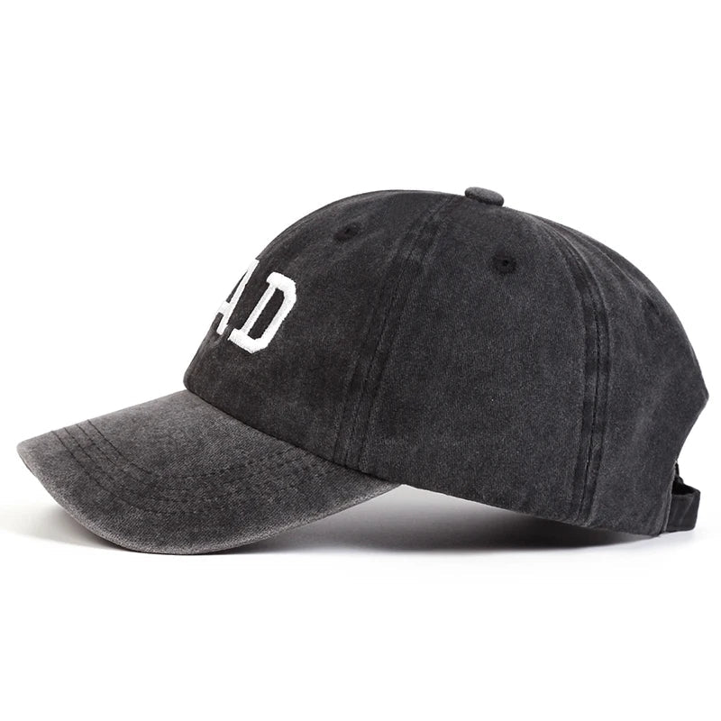 Stijlvolle Baseball Pet met Geborduurde Mom/Dad Lettering
