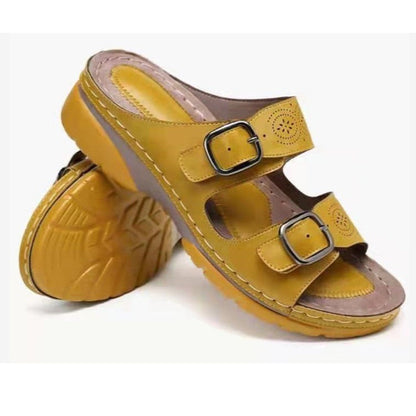Josephina | Comfortabele Sandalen met Dubbele Gesp