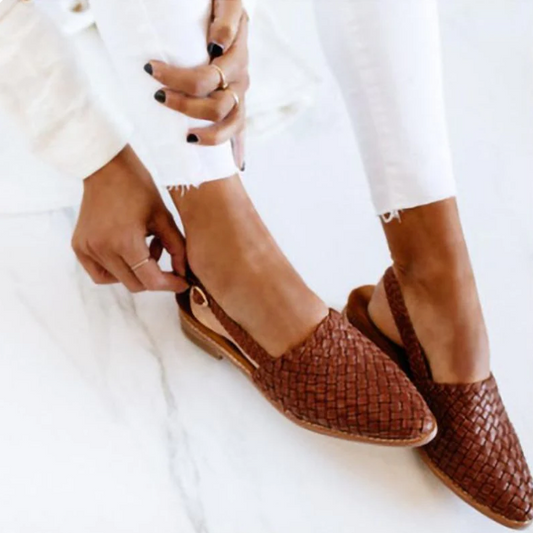 Sage | Woven Slingback Sandalen