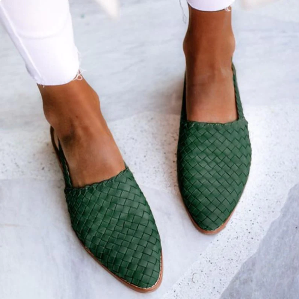 Sage | Woven Slingback Sandalen