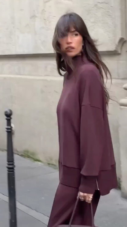 Sabrina | Set with Turtleneck