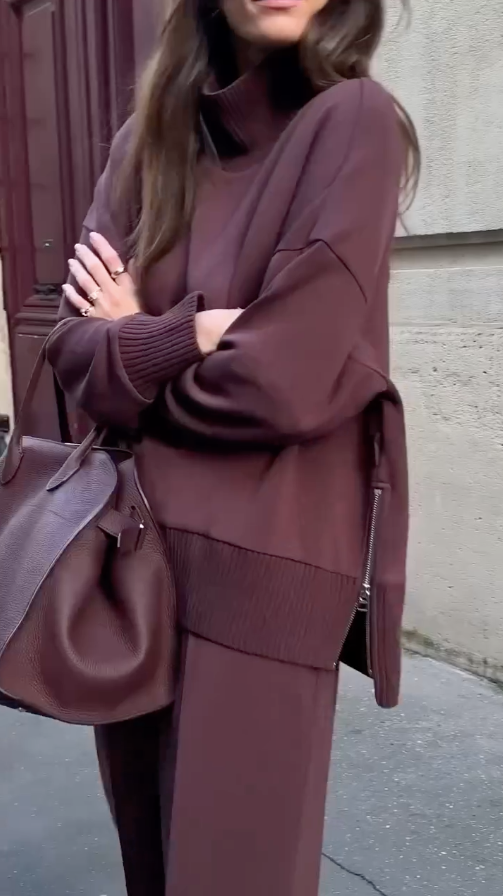 Sabrina | Set with Turtleneck