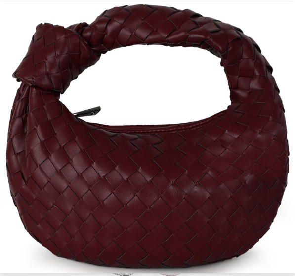 Blair | Luxe Gevlochten Handtas in Metallic