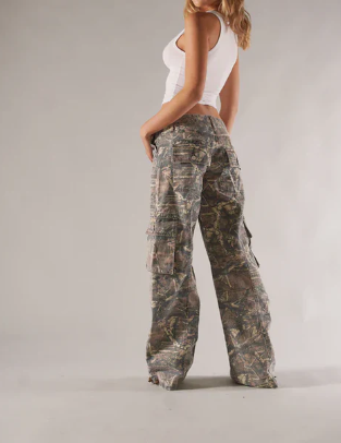 Pameline | Camo Cargo Broek