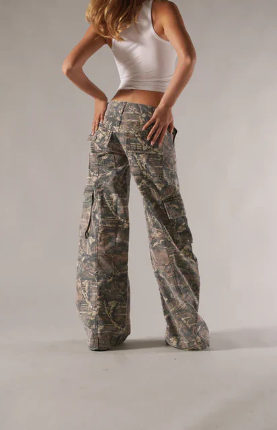 Pameline | Camo Cargo Broek