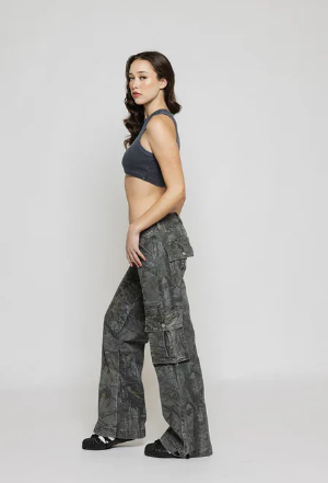 Pameline | Camo Cargo Broek