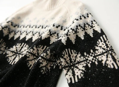 Trendy Warme Gebreide Damestrui met Col