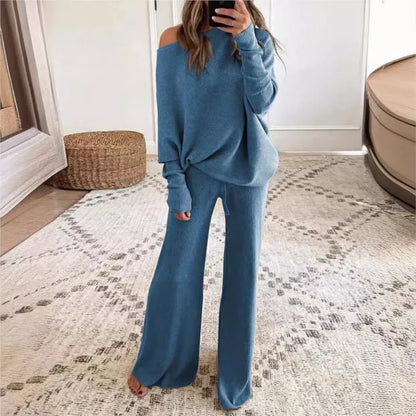 Comfortabele oversized dames set met zachte stof en relaxte pasvorm