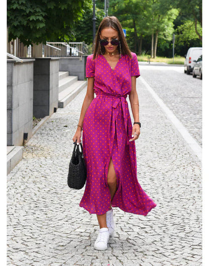 Quinleigh | Floral Wrap Maxi Dress