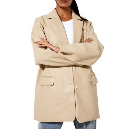 Antonella | Leren Blazer