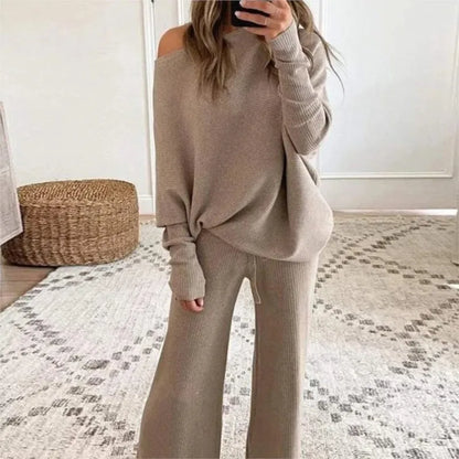 Comfortabele oversized dames set met zachte stof en relaxte pasvorm