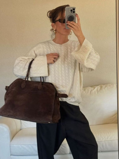 Trendy Elegante Dames Grote Handtas met Ruime Inhoud