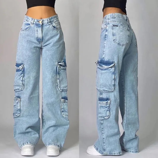 Dunya | Streetwear Flared Baggy Jeans