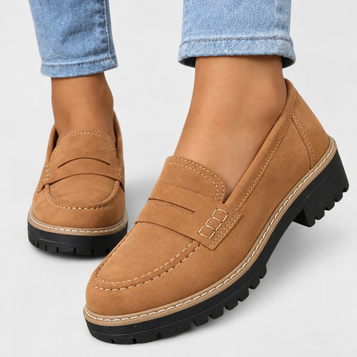 Mocassins orthopédiques ergonomiques élégants pour femmes