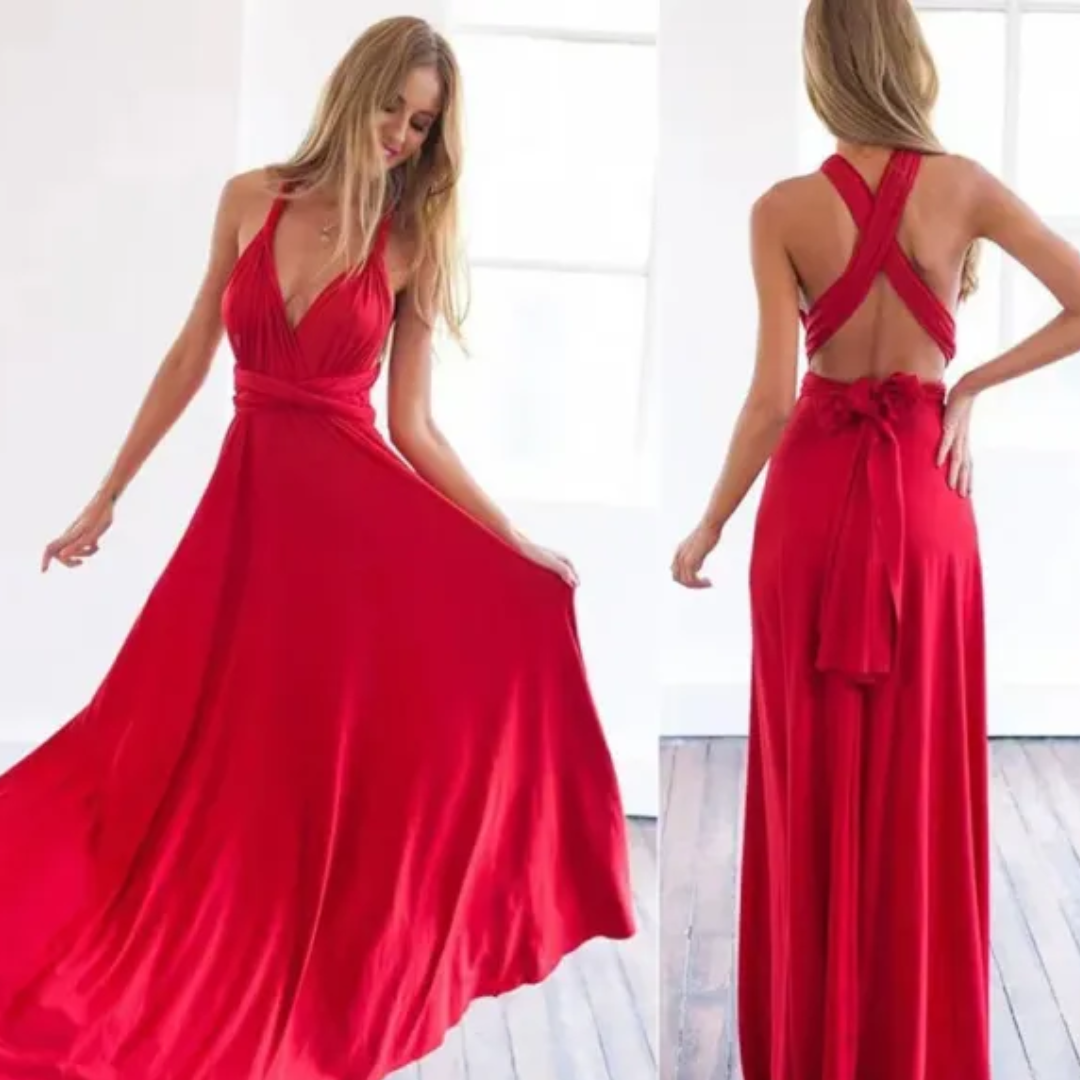 Chic Women's Infinity Maxi Dress in Multiple Styles