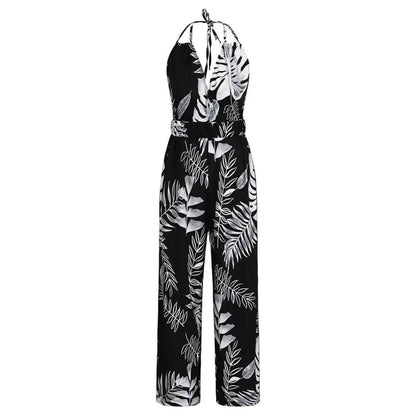 Vidalya | Palm Print Jumpsuit