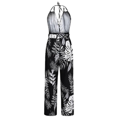 Vidalya | Palm Print Jumpsuit