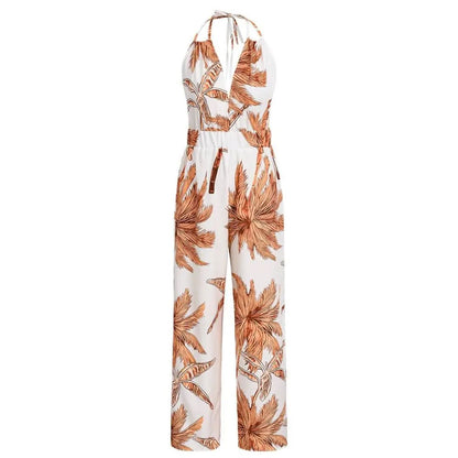 Vidalya | Palm Print Jumpsuit