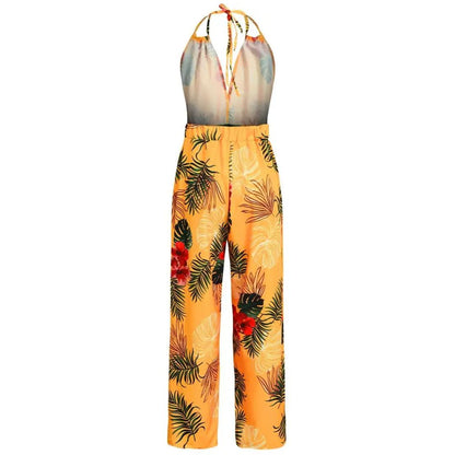 Vidalya | Palm Print Jumpsuit