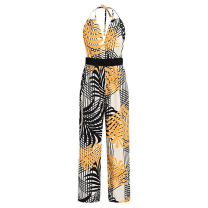 Vidalya | Palm Print Jumpsuit
