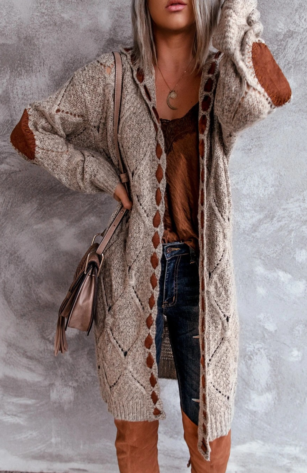 Arya | Knitted Longline Cardigan
