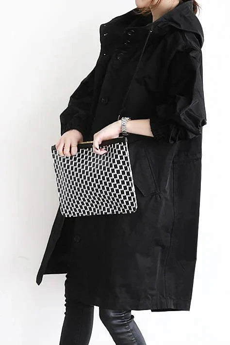 Stijlvolle Oversized Dames Regenjas met Capuchon