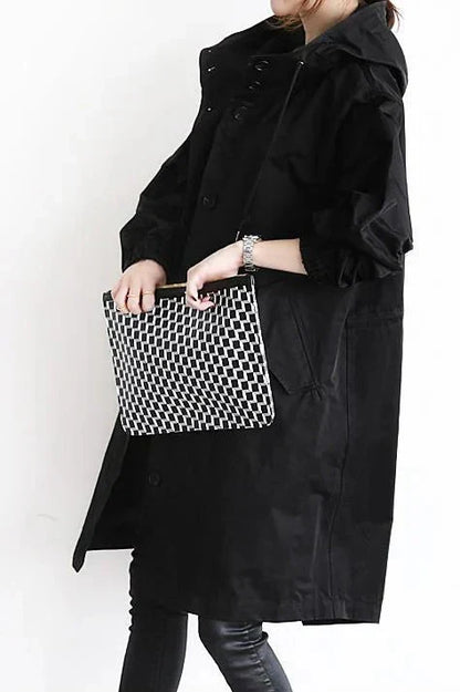 Stijlvolle Oversized Dames Regenjas met Capuchon