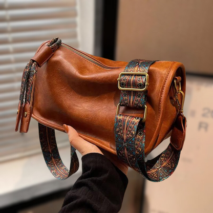 Trendy vintage dames handtas met verstelbare band en luxe afwerking