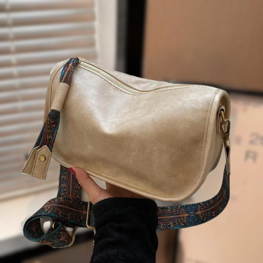 Trendy vintage dames handtas met verstelbare band en luxe afwerking