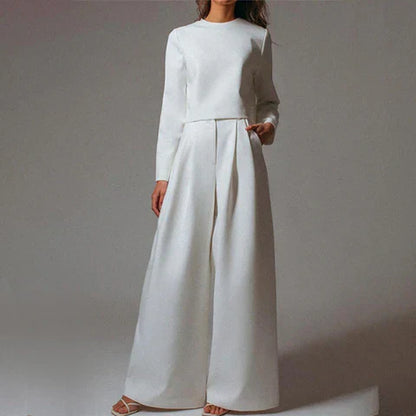 Chique comfortabele dames set met elegante structuur