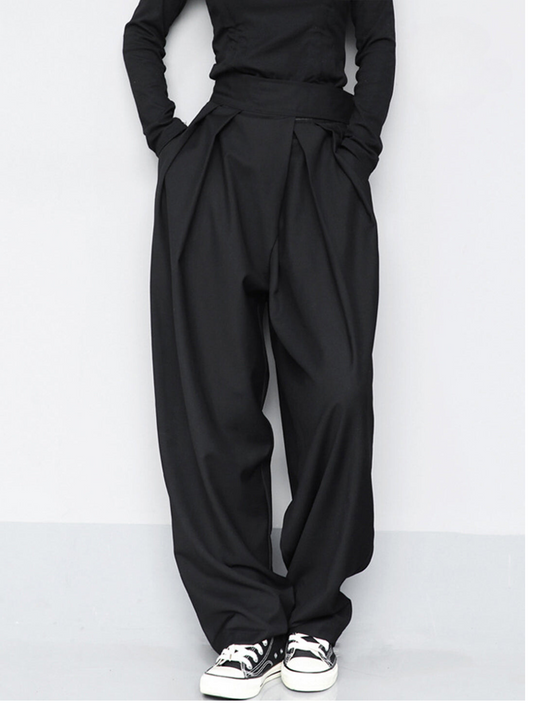Ren | Wijde Pantalon met Hoge Taille