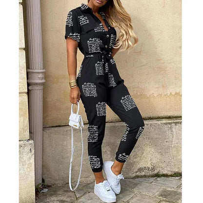 Florentina | Utility-Style Jumpsuit met Tailleceintuur