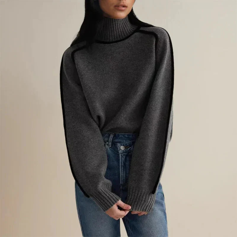 Trendy Comfortabele Dames Coltrui Sweater