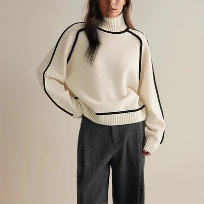 Trendy Comfortabele Dames Coltrui Sweater