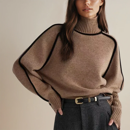 Trendy Comfortabele Dames Coltrui Sweater